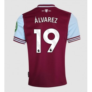 West Ham United Edson Alvarez #19 Domácí Dres 2024-25 Krátký Rukáv